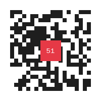 高清3D动漫商务二维码